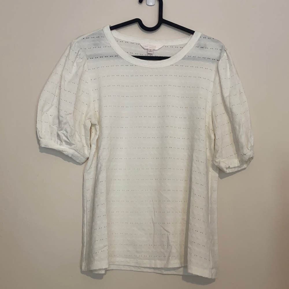 LC Lauren Conrad White Blouse